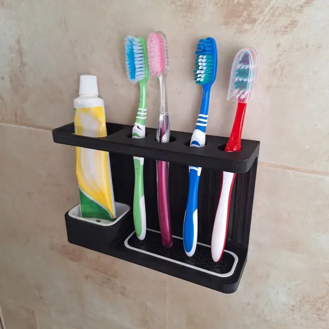 Toothbrush Holder / Porta Cepillos — modelo 3D