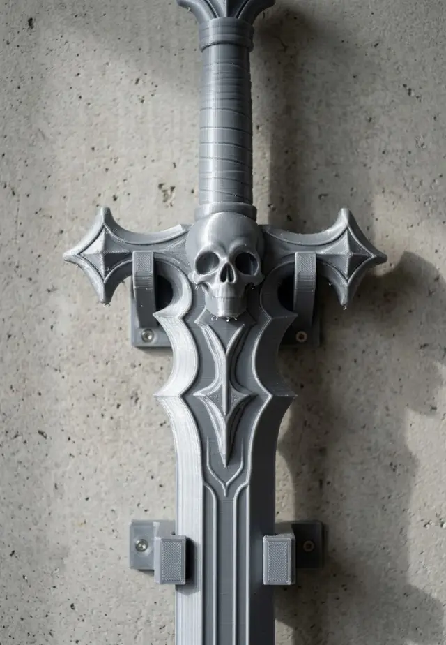 sword with a skull — modelo 3D