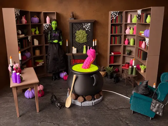 Halloween Witch Library Expansion – LED Miniatures — modelo 3D