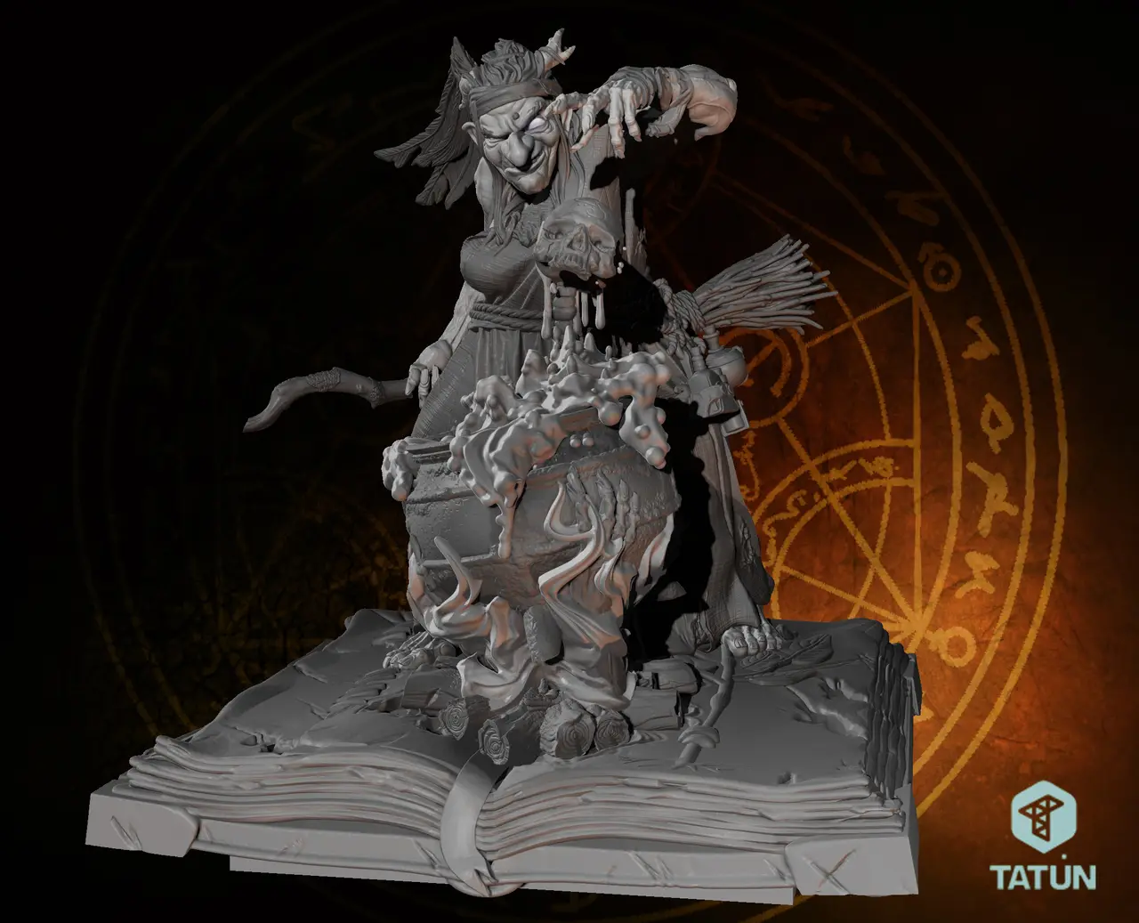 Tatún Raven Witch — modelo 3D