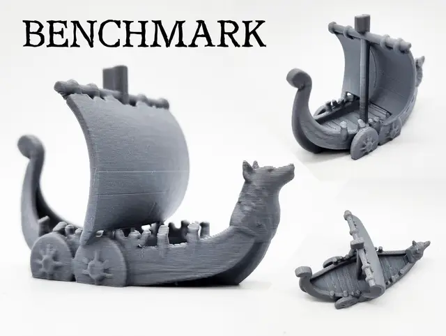 Viking Longship Benchmark - No Supports — modelo 3D