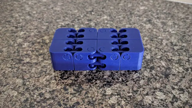 Kobayashi Fidget Cube - Fat Hinge - Flat — modelo 3D