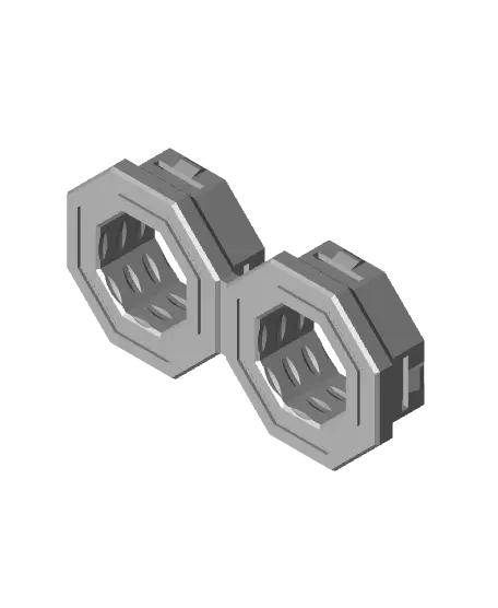 Dual Raised Snap — modelo 3D