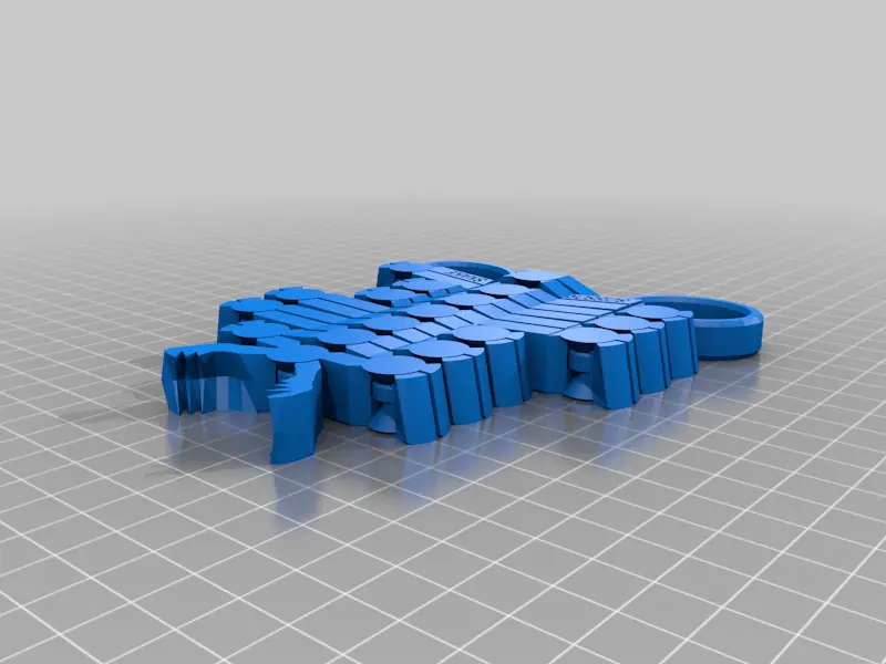 Scissor Snake Family — modelo 3D