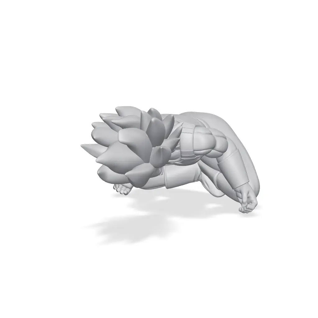 Vegeta Meditating Figurine Anime — modelo 3D