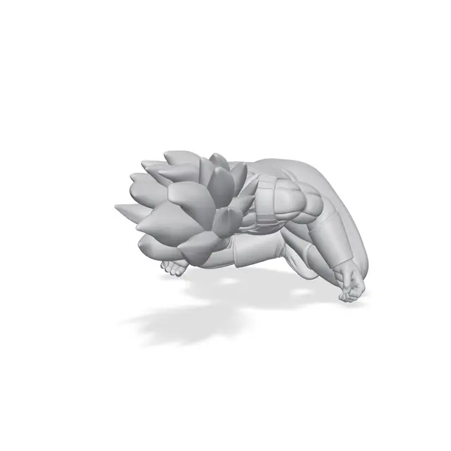 Vegeta Meditating Figurine Anime — modelo 3D