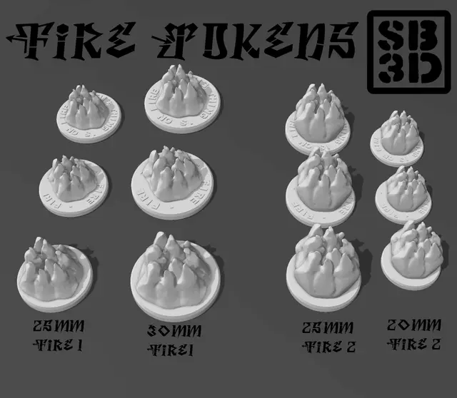 Fire Markers — modelo 3D