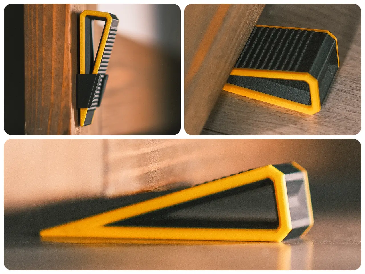 Stylish Door Stopper With Holder — modelo 3D