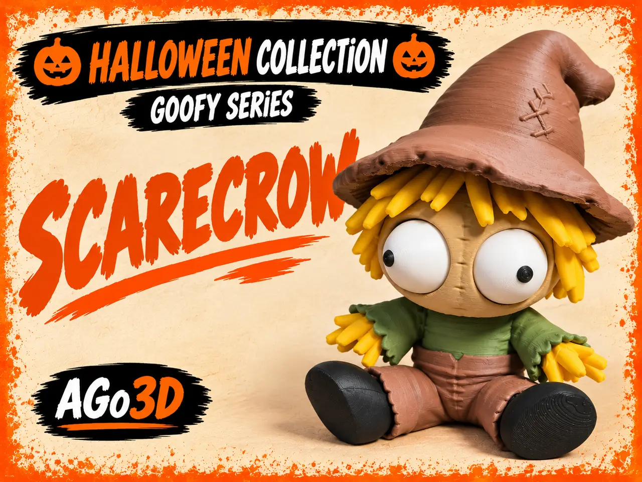 Goofy series– SCARECROW Movable NO AMS halloween — modelo 3D