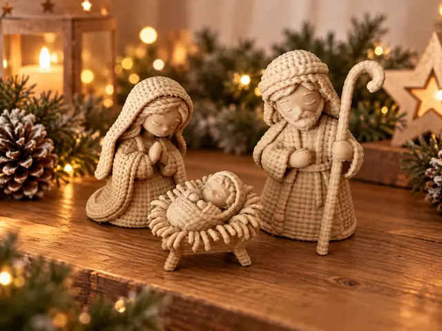Christmas Nativity Scene – Mary Joseph Baby Jesus — modelo 3D
