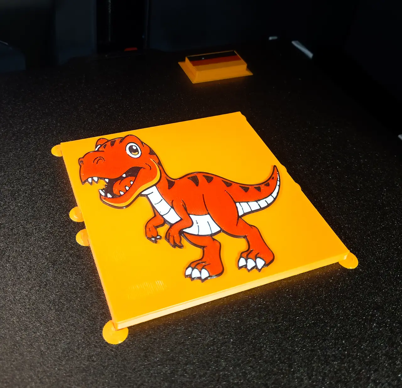 Free Non Modular Sample Dinosaur Collection (3 of 6) Wonderbay Modular Tiles — modelo 3D