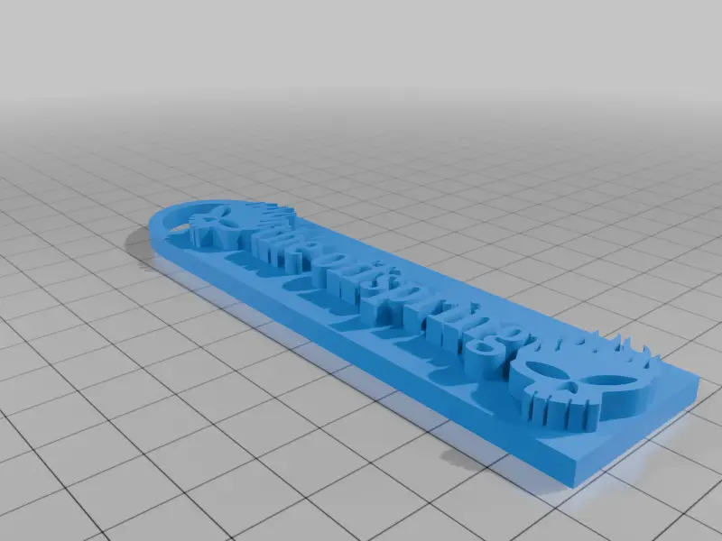 Offspring keychain — modelo 3D