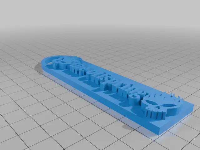 Offspring keychain — modelo 3D