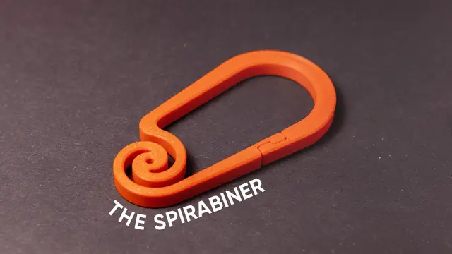 The Spirabiner - Spiral Carabiner — modelo 3D
