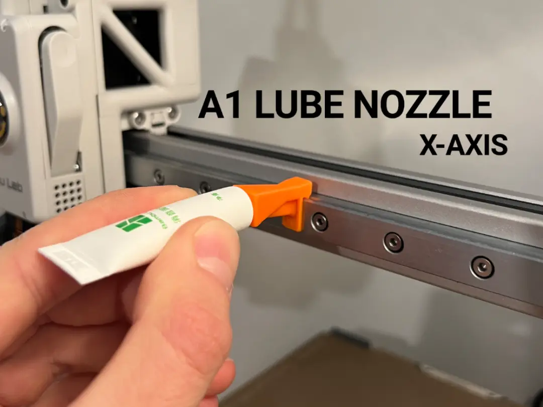 A1 / A1 Mini Lube Nozzle - X-Axis Lubrication — modelo 3D