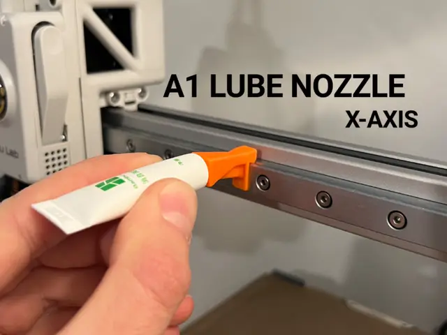 A1 / A1 Mini Lube Nozzle - X-Axis Lubrication — modelo 3D