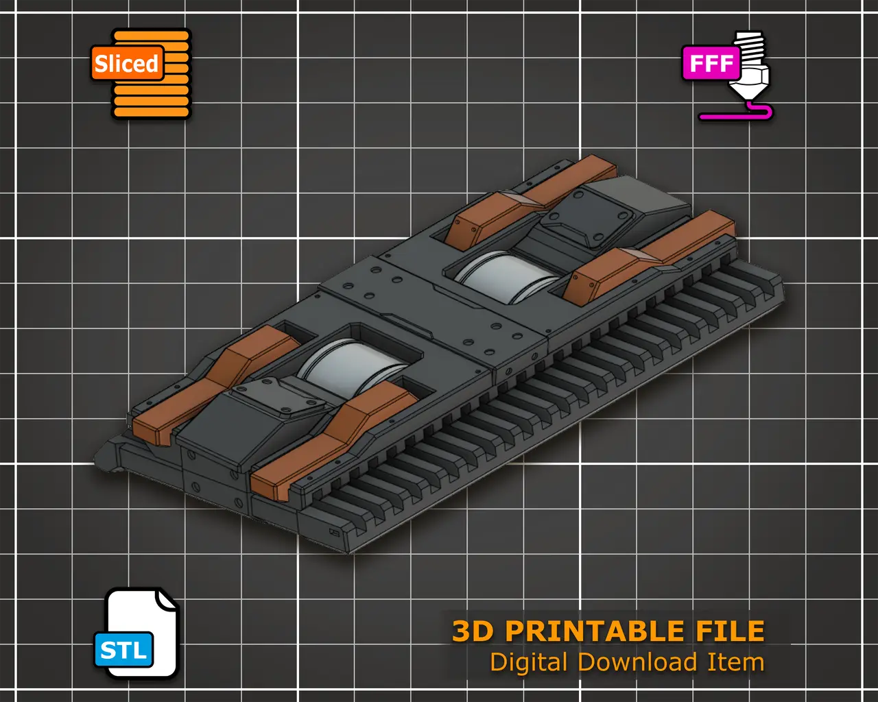 Foldable Sprue Rack for Gunpla - Real Grade Style — modelo 3D