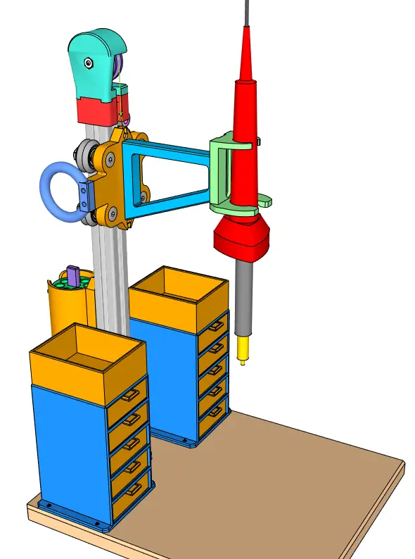 Threaded Heat Set Insert Press — modelo 3D