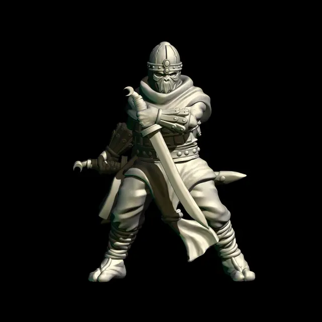 KZKMINIS - 2025 AUGUST FREE MINI - SHADOW WARRIOR — modelo 3D