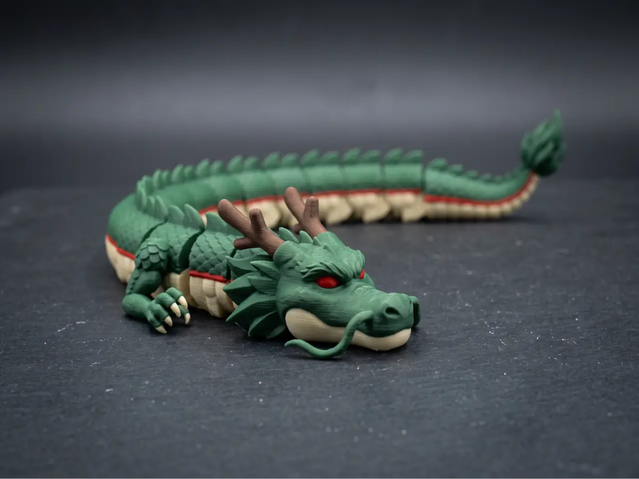 Summon Eternal Dragon! - Flexi Articulated Shenron — modelo 3D
