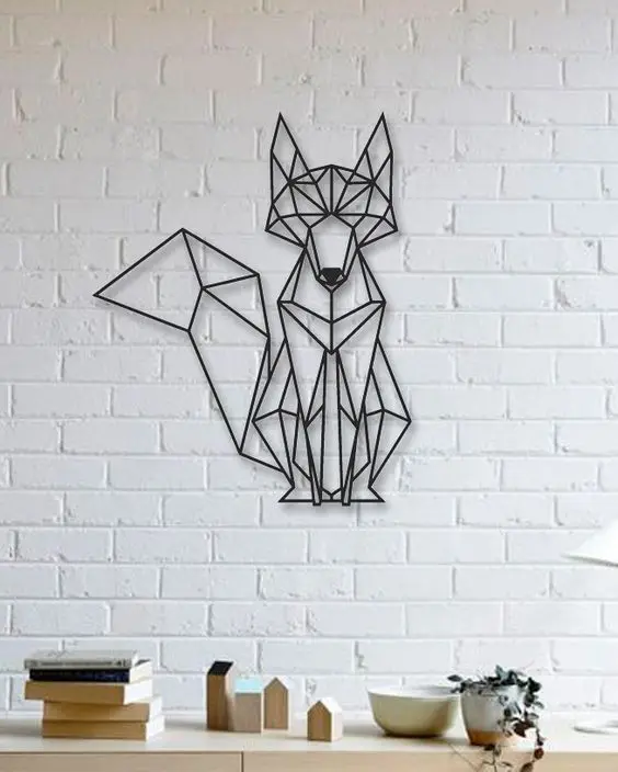 Fox Wall Sculpture 2D — modelo 3D