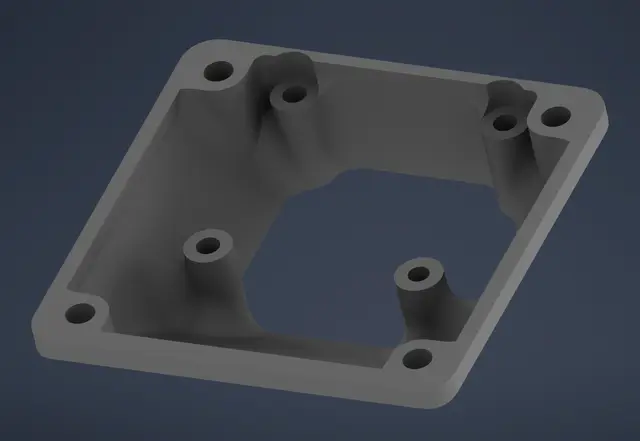 Ender 3 V3 SE 25-40mm fan bracket - Low profile — modelo 3D
