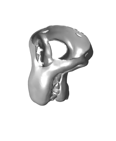 Toony fursuit head base (sharp tooth) — modelo 3D