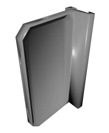 2x1 Shelf - Rail Slider — modelo 3D
