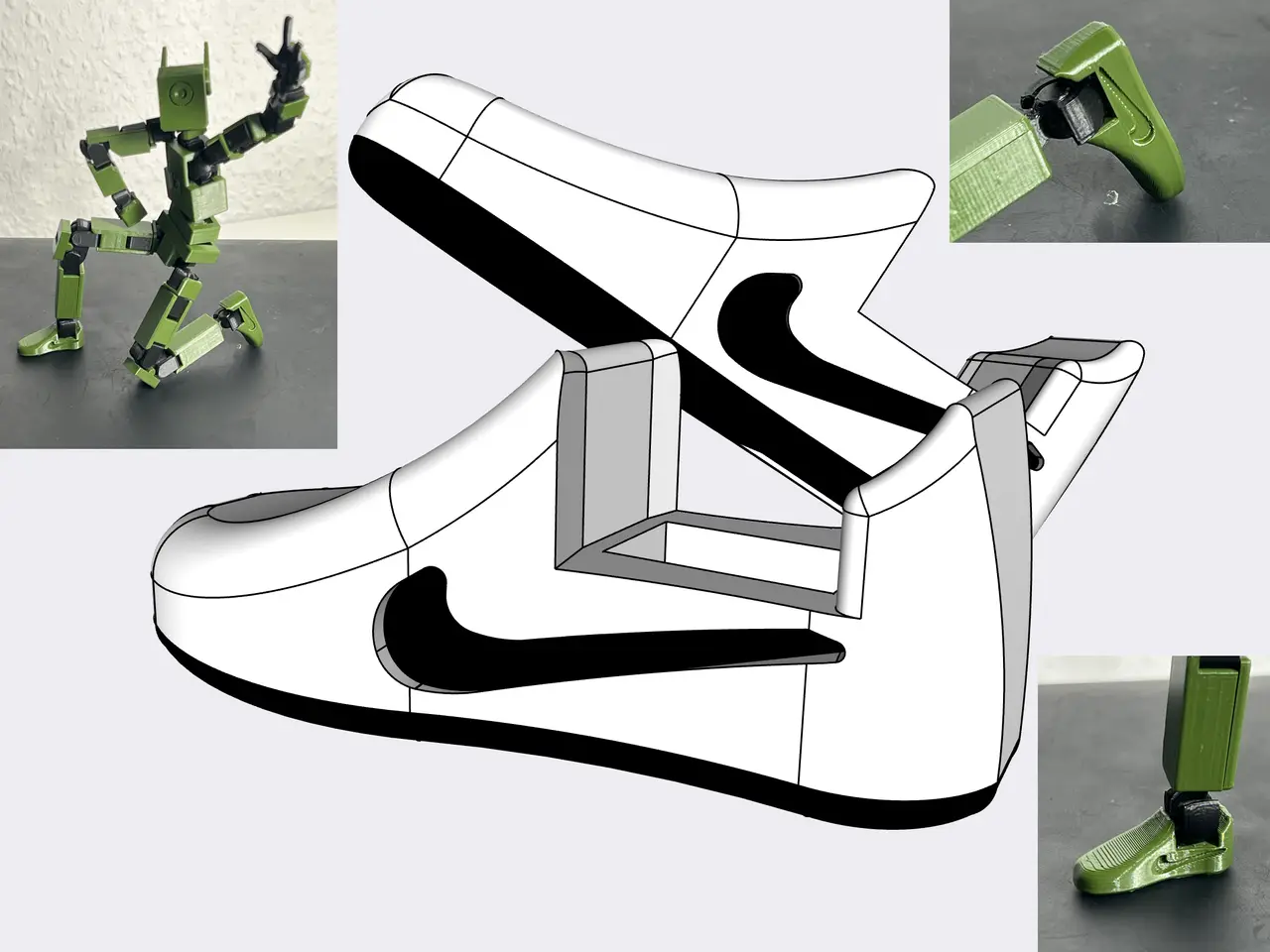 Lucky 13 Nike Shoes — modelo 3D