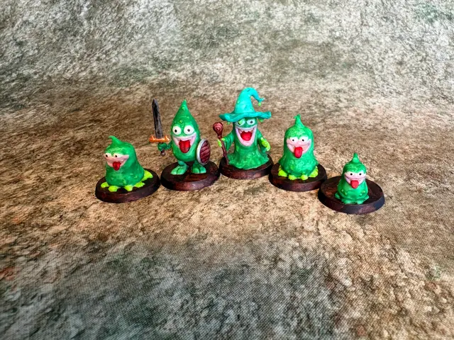 Goofy Slime Creature Pack — modelo 3D