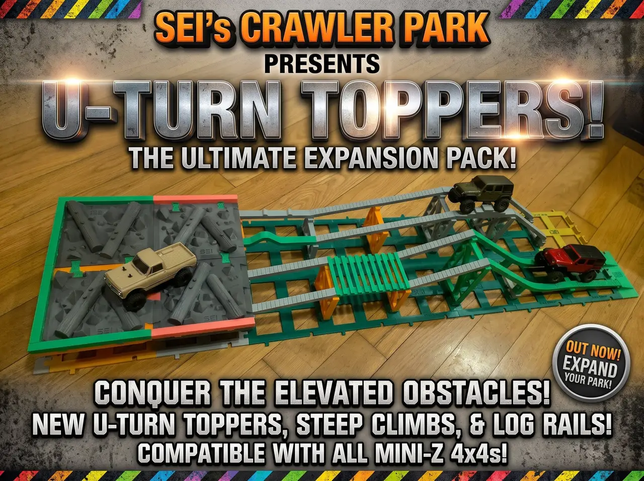 SEI Mini Z 4x4 Modular Crawler Park Toppers — modelo 3D