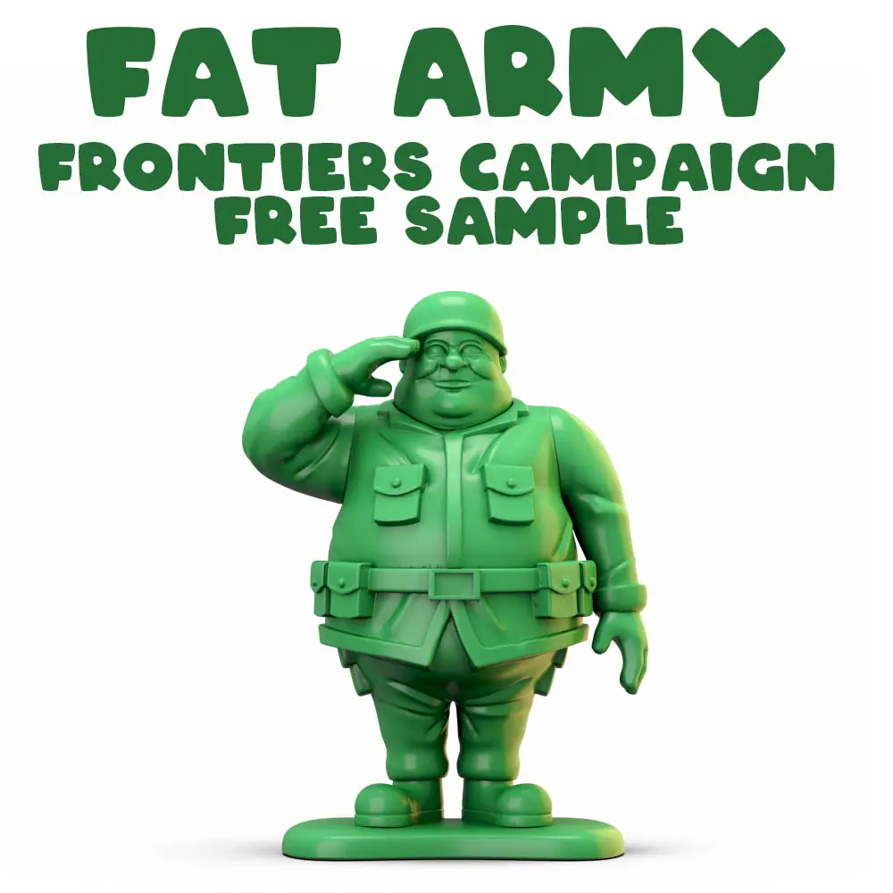 Fat Army Free Sample - Frontiers Campaign — modelo 3D