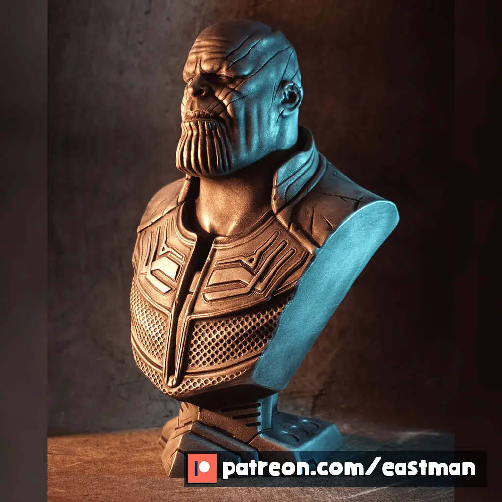 Thanos (Infinity War) bust — modelo 3D