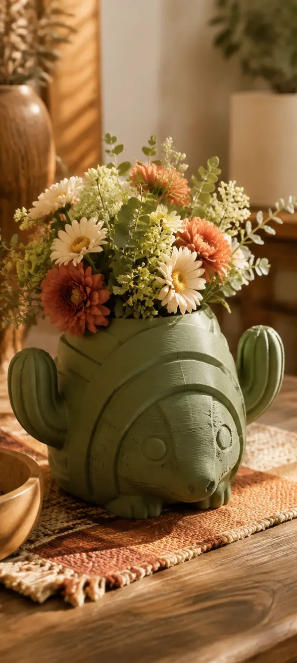 Cactus Planter Vase — modelo 3D