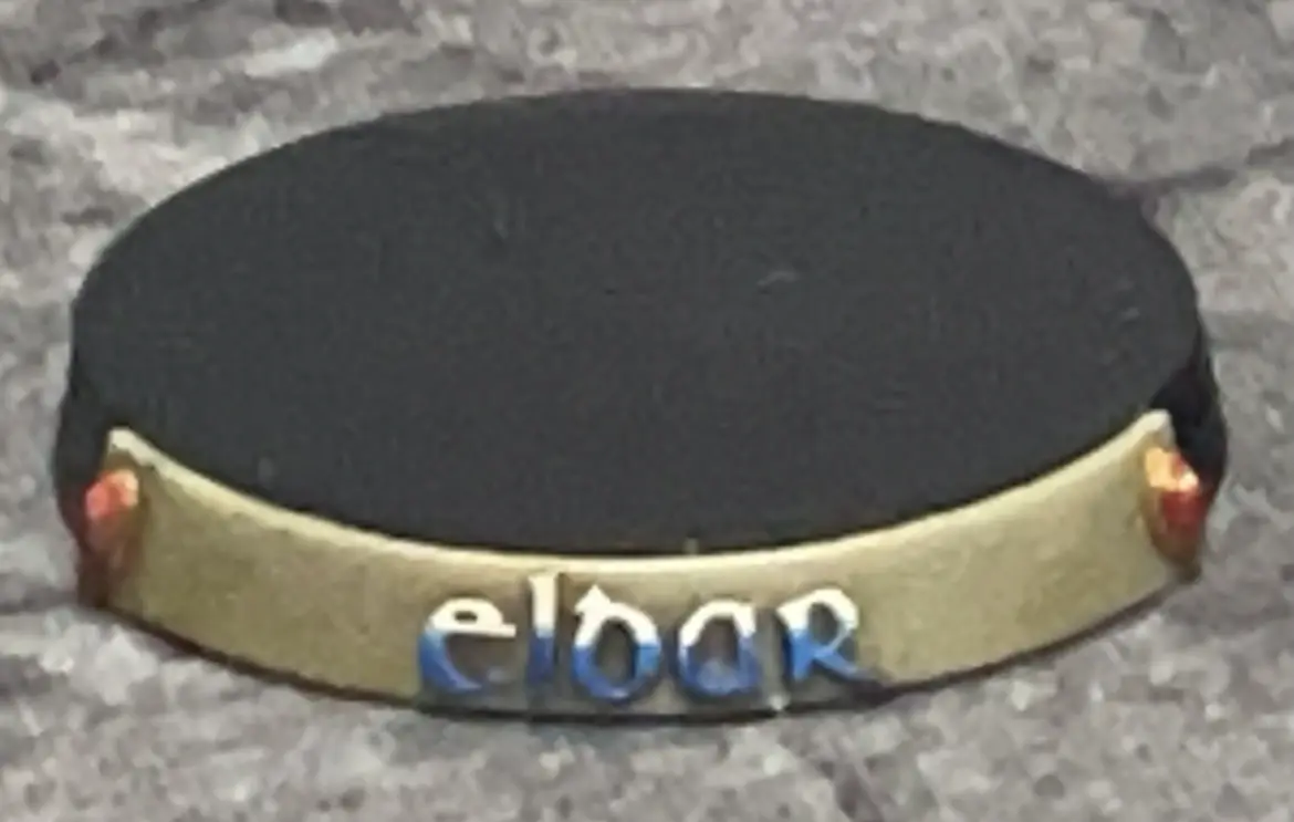 High Elf Fleet Kill Team Nameplates — modelo 3D