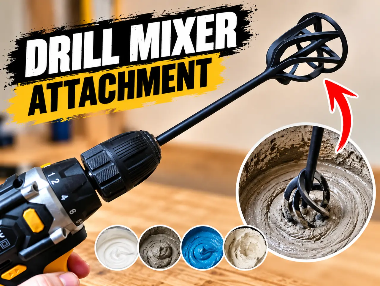 Drill Mixer – Paint, Mortar & Cement — modelo 3D