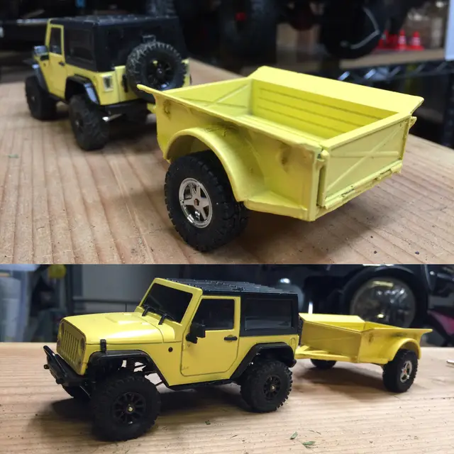 1:35th Scale Utility Trailer — modelo 3D