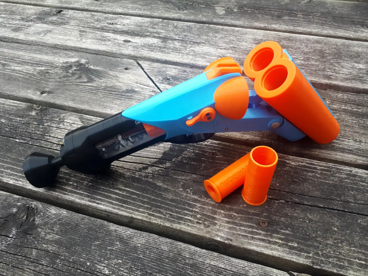 Foam A Nature - Nerf Double Barrel Shotgun — modelo 3D