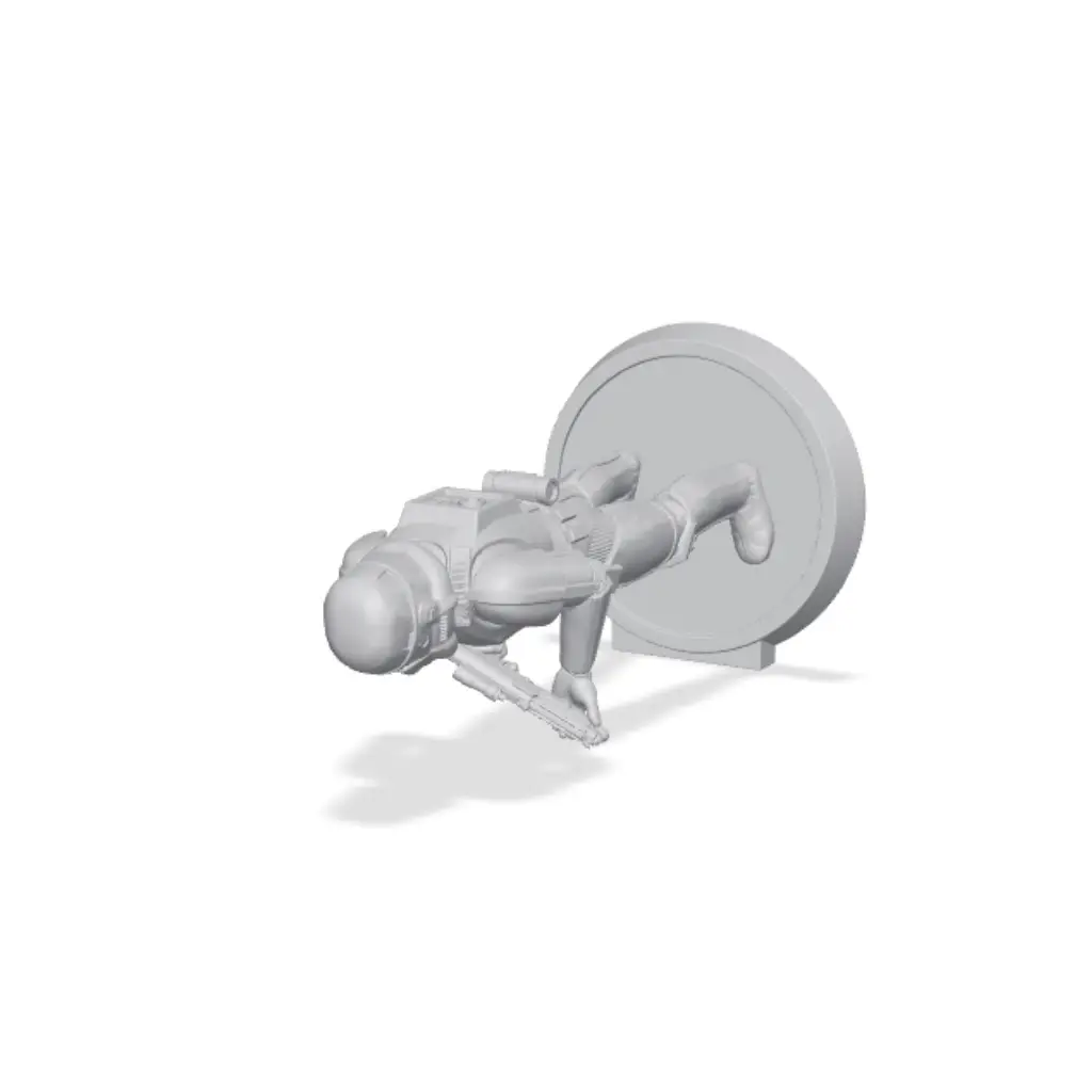 Stormtrooper – Star Wars Imperial Soldier Chibi Mini Figure 3D Printable STL — modelo 3D