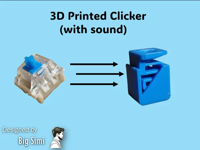 3D Printed Clicker (with sound) — modelo 3D