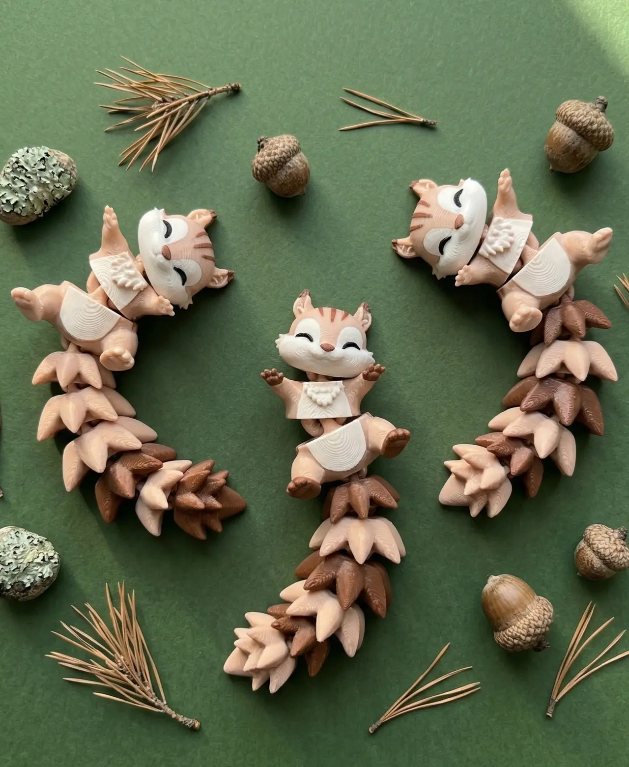 Cute Flexi Baby Squirrel Toy / Keychain- FREE — modelo 3D