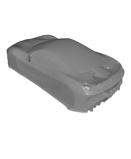 Topographic Sports Car — modelo 3D