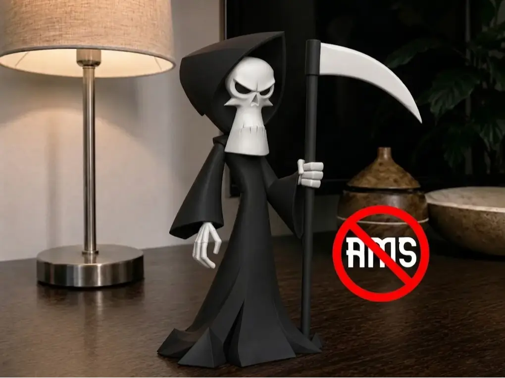 Billy & Mandy Grim Reaper NO AMS Figure — modelo 3D