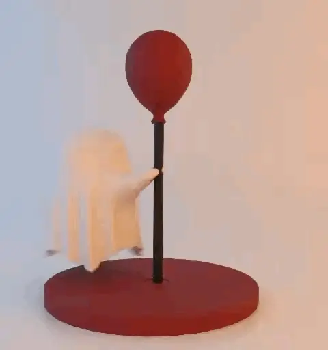 The Floating rotating ghosty — modelo 3D