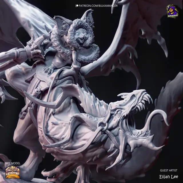 Palico Dragon-Rider | 225mm — modelo 3D