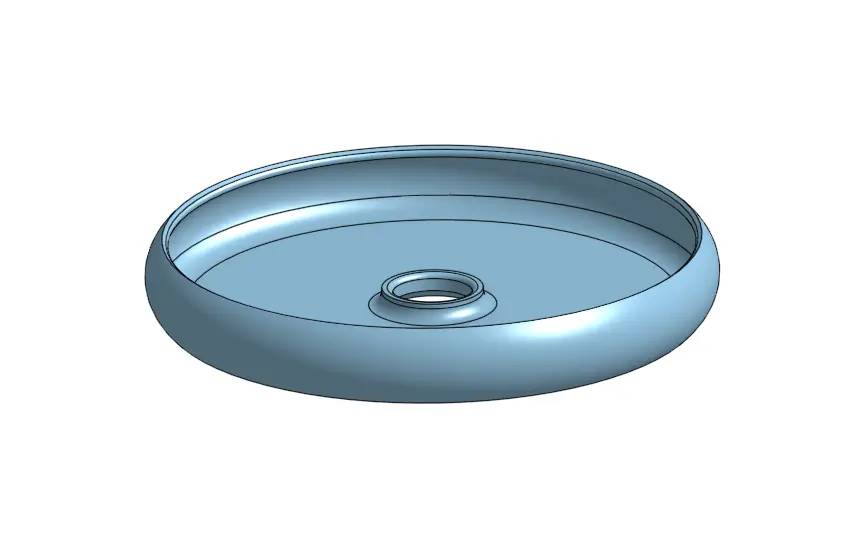 Reverse-Engineered Crunch Labs launcher disc — modelo 3D