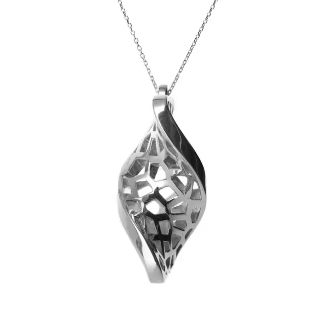 Voronoi Pendant — modelo 3D