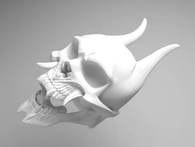 Oni Skull — modelo 3D