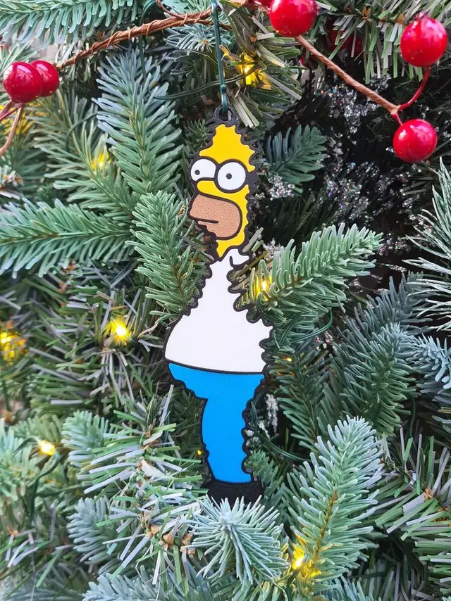 Homer Bush Ornament — modelo 3D