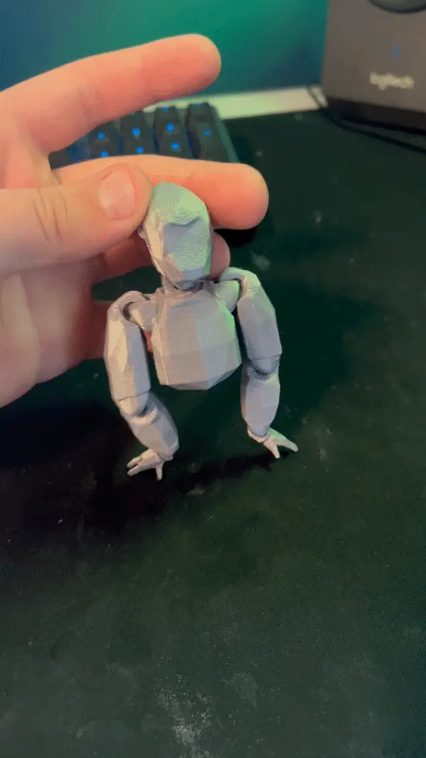 articulated Gorilla tag figure — modelo 3D